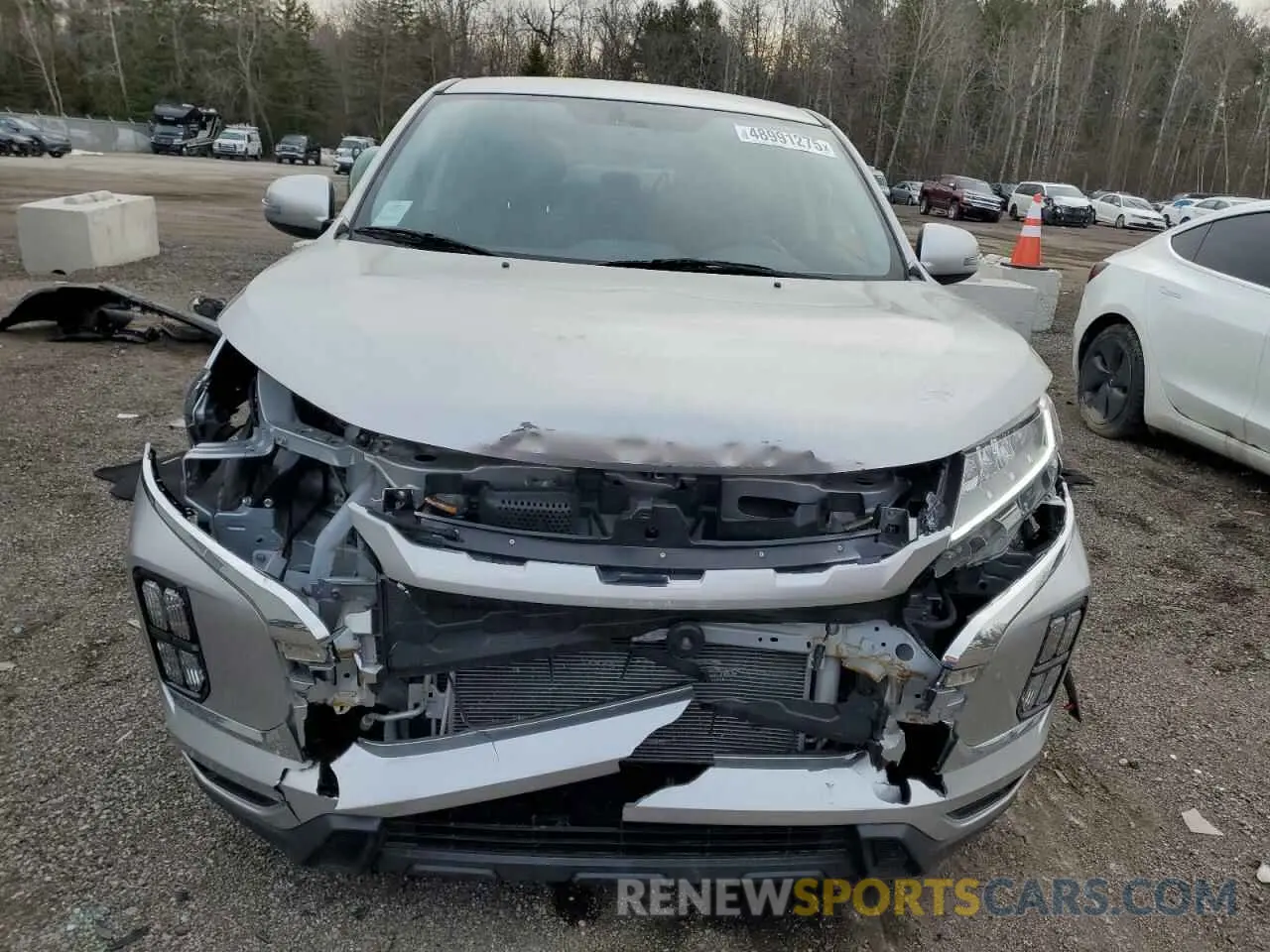 5 fotografías del automóvil dañado JA4AJVAW8PU606645 MITSUBISHI OUTLANDER 2023