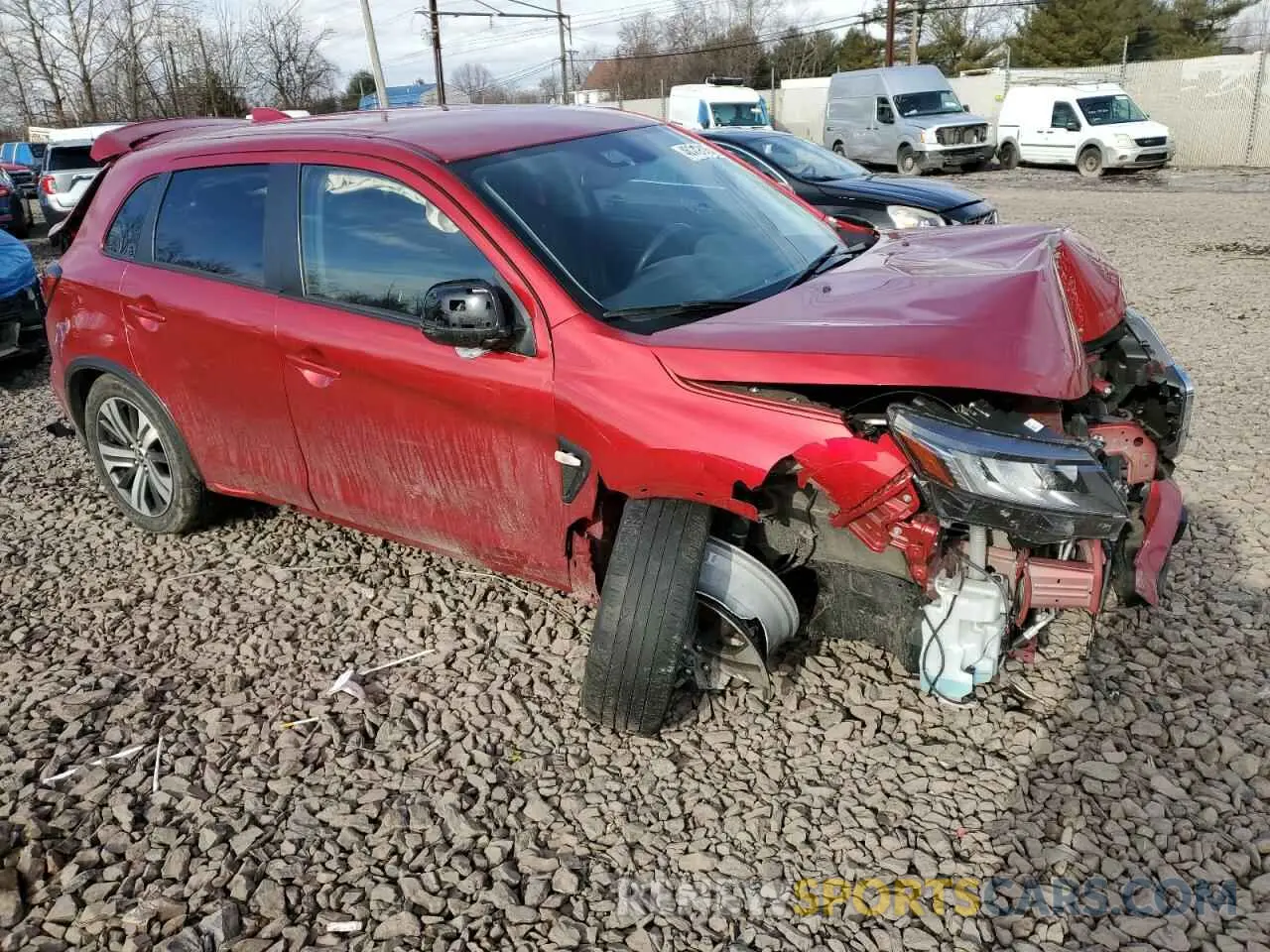 4 fotografías del automóvil dañado JA4ARUAU9PU008954 MITSUBISHI OUTLANDER 2023