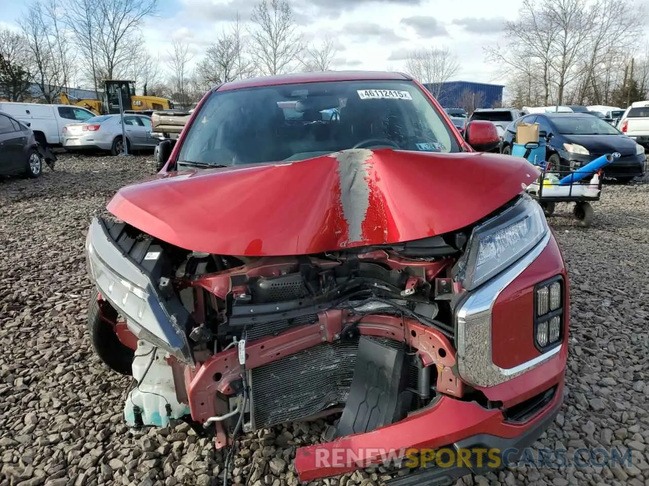 5 fotografías del automóvil dañado JA4ARUAU9PU008954 MITSUBISHI OUTLANDER 2023