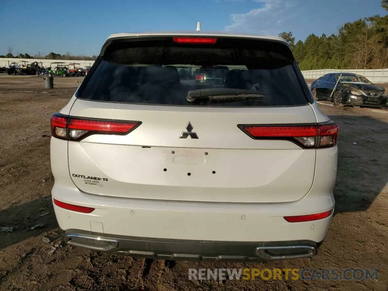6 fotografías del automóvil dañado JA4J3TA82PZ010370 MITSUBISHI OUTLANDER 2023
