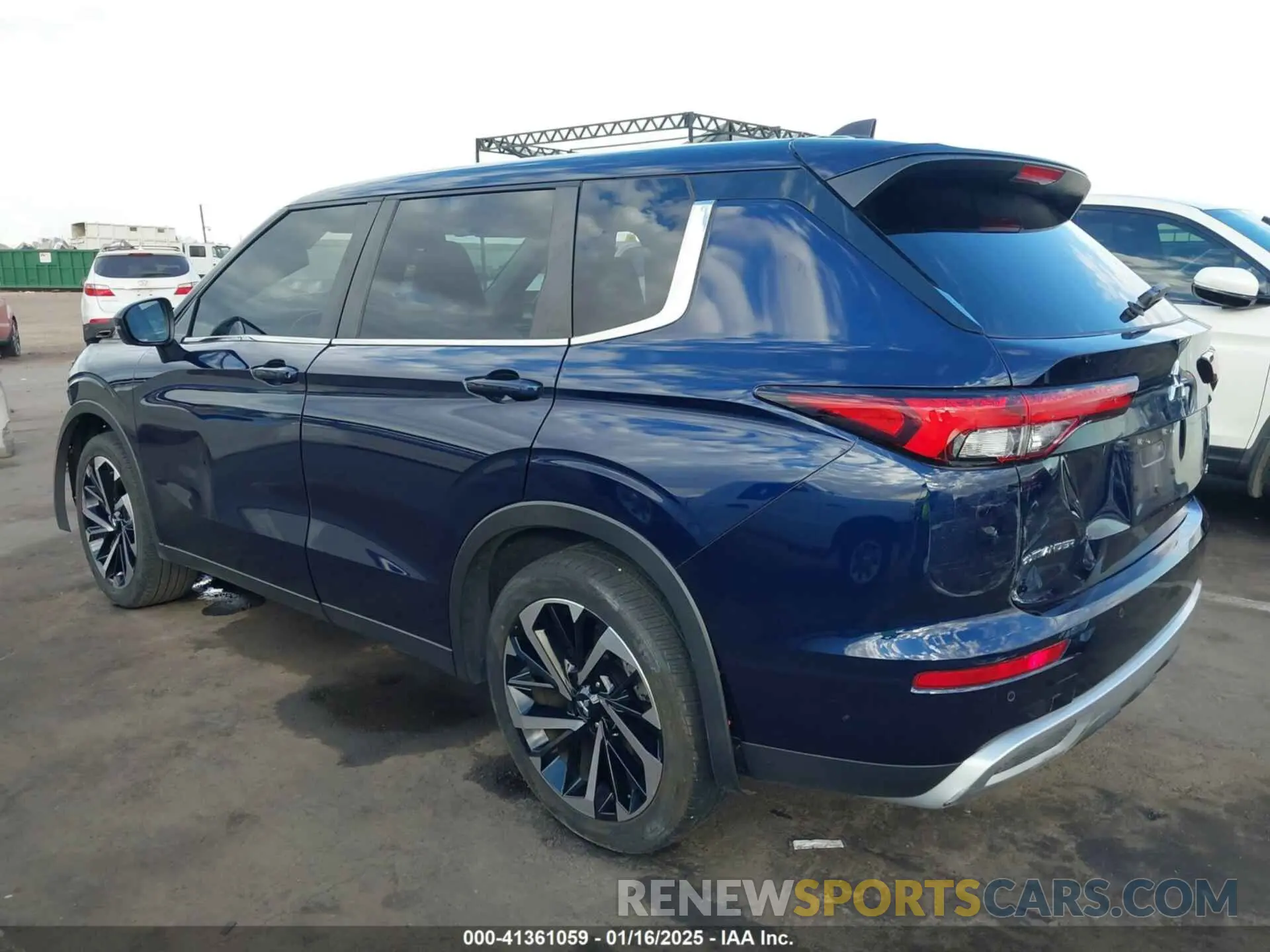 3 fotografías del automóvil dañado JA4J3UA80PZ007487 MITSUBISHI OUTLANDER 2023