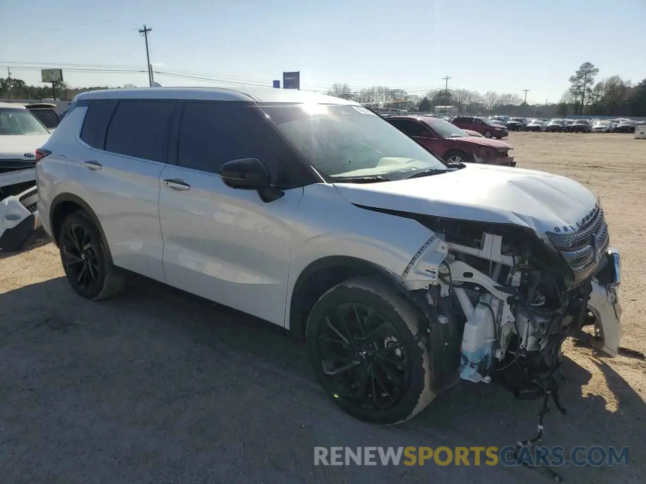 4 fotografías del automóvil dañado JA4J3UA81PZ042409 MITSUBISHI OUTLANDER 2023