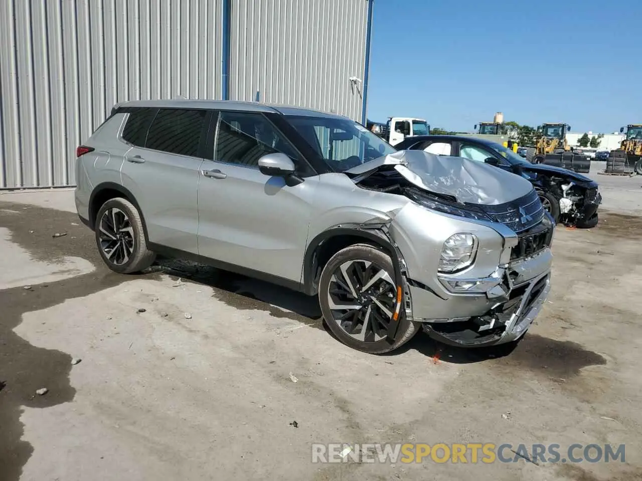 4 fotografías del automóvil dañado JA4J3UA81PZ051725 MITSUBISHI OUTLANDER 2023