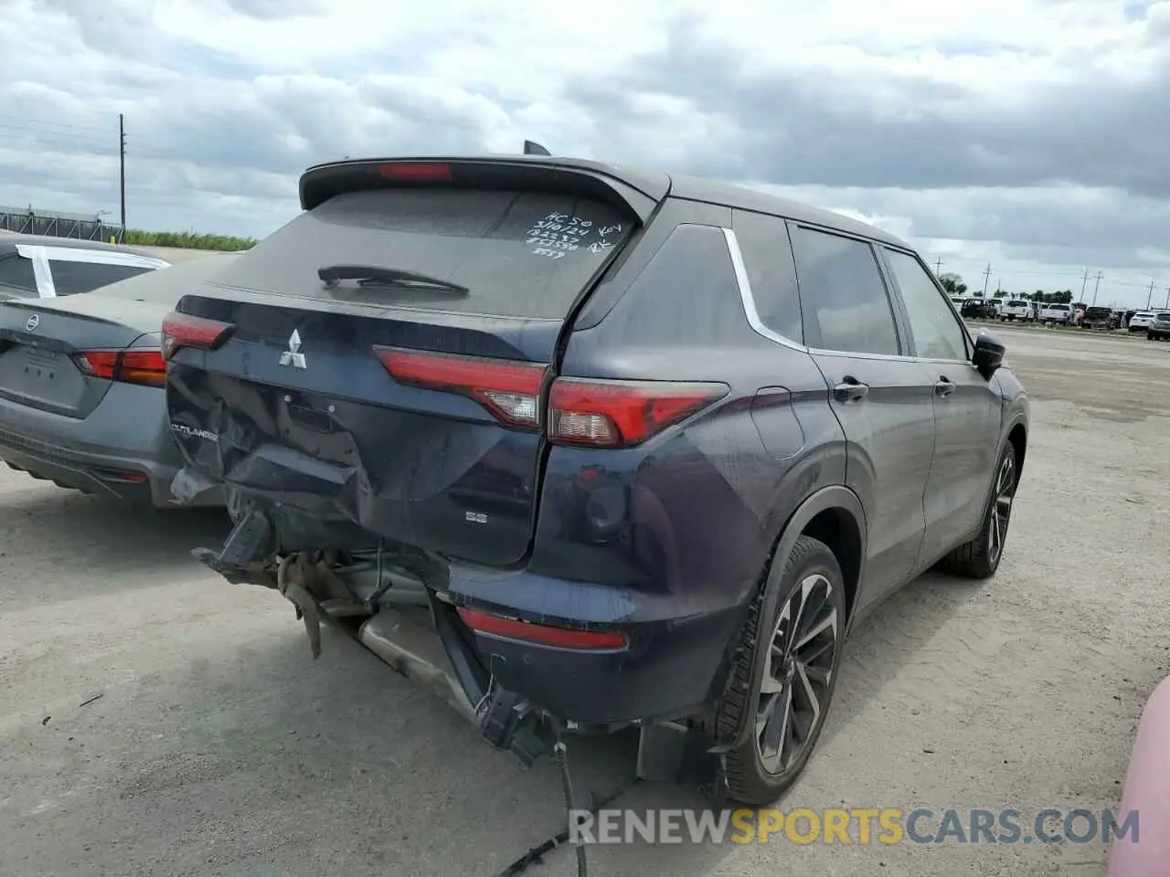 3 fotografías del automóvil dañado JA4J3UA81PZ058559 MITSUBISHI OUTLANDER 2023