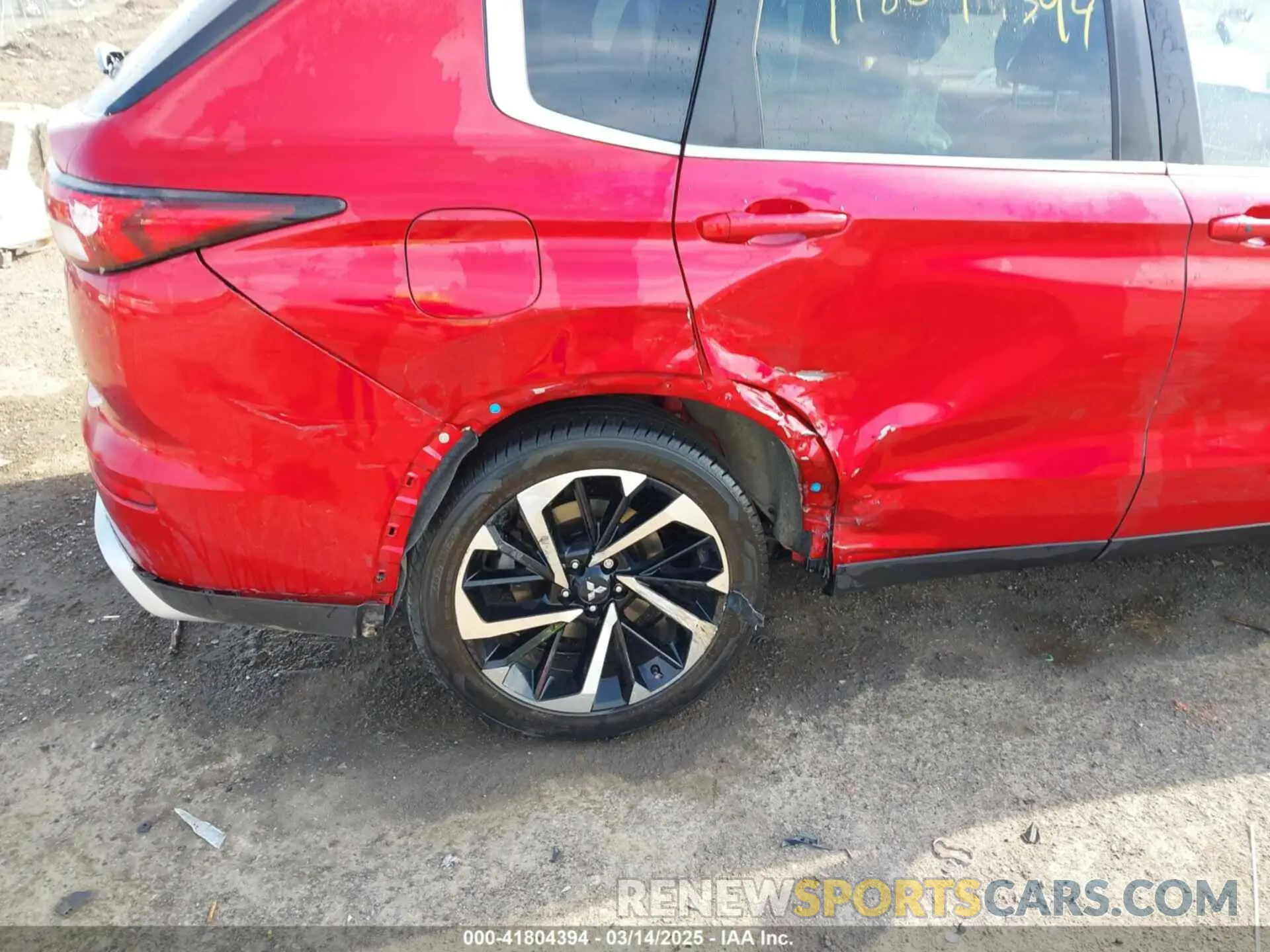 6 fotografías del automóvil dañado JA4J3UA82PZ052835 MITSUBISHI OUTLANDER 2023