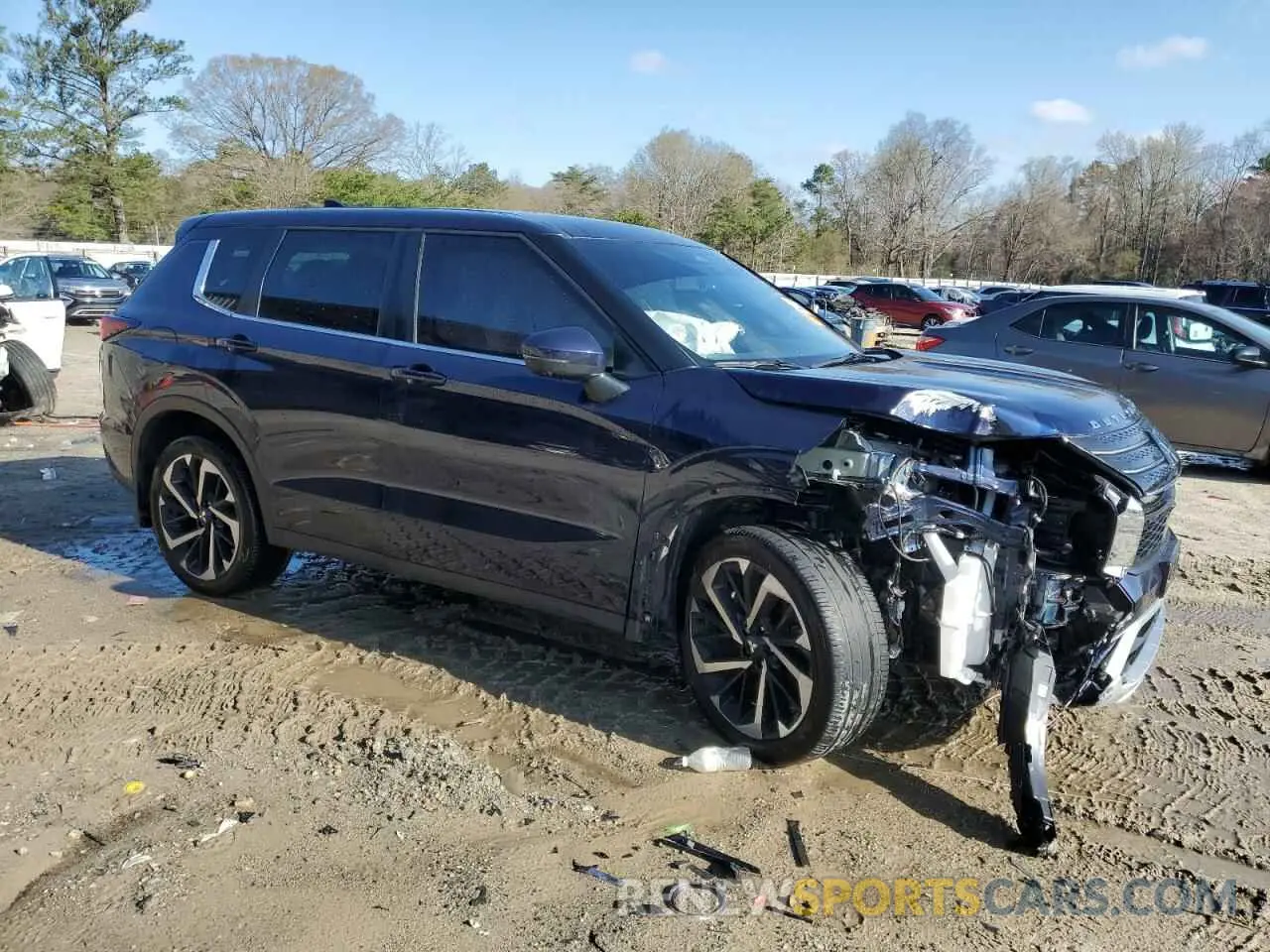 4 fotografías del automóvil dañado JA4J3UA84PZ047586 MITSUBISHI OUTLANDER 2023