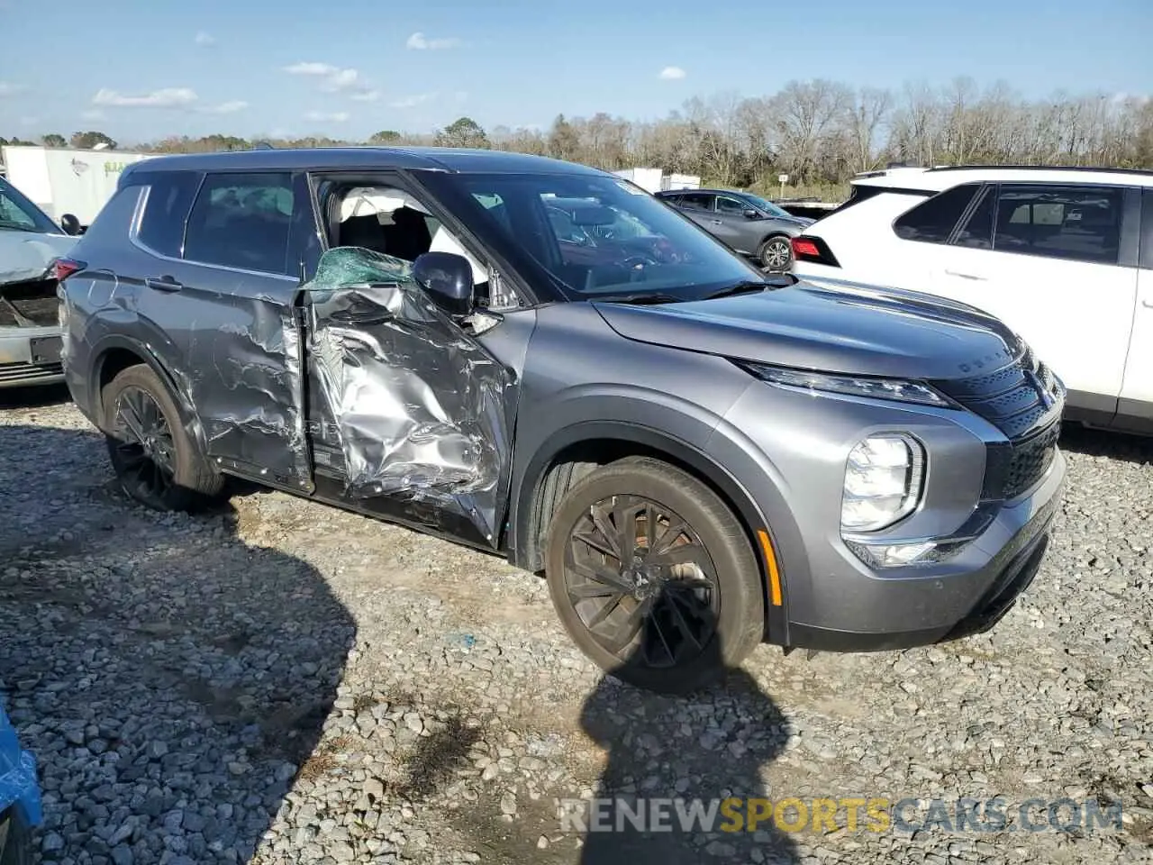 4 fotografías del automóvil dañado JA4J3UA87PZ024531 MITSUBISHI OUTLANDER 2023