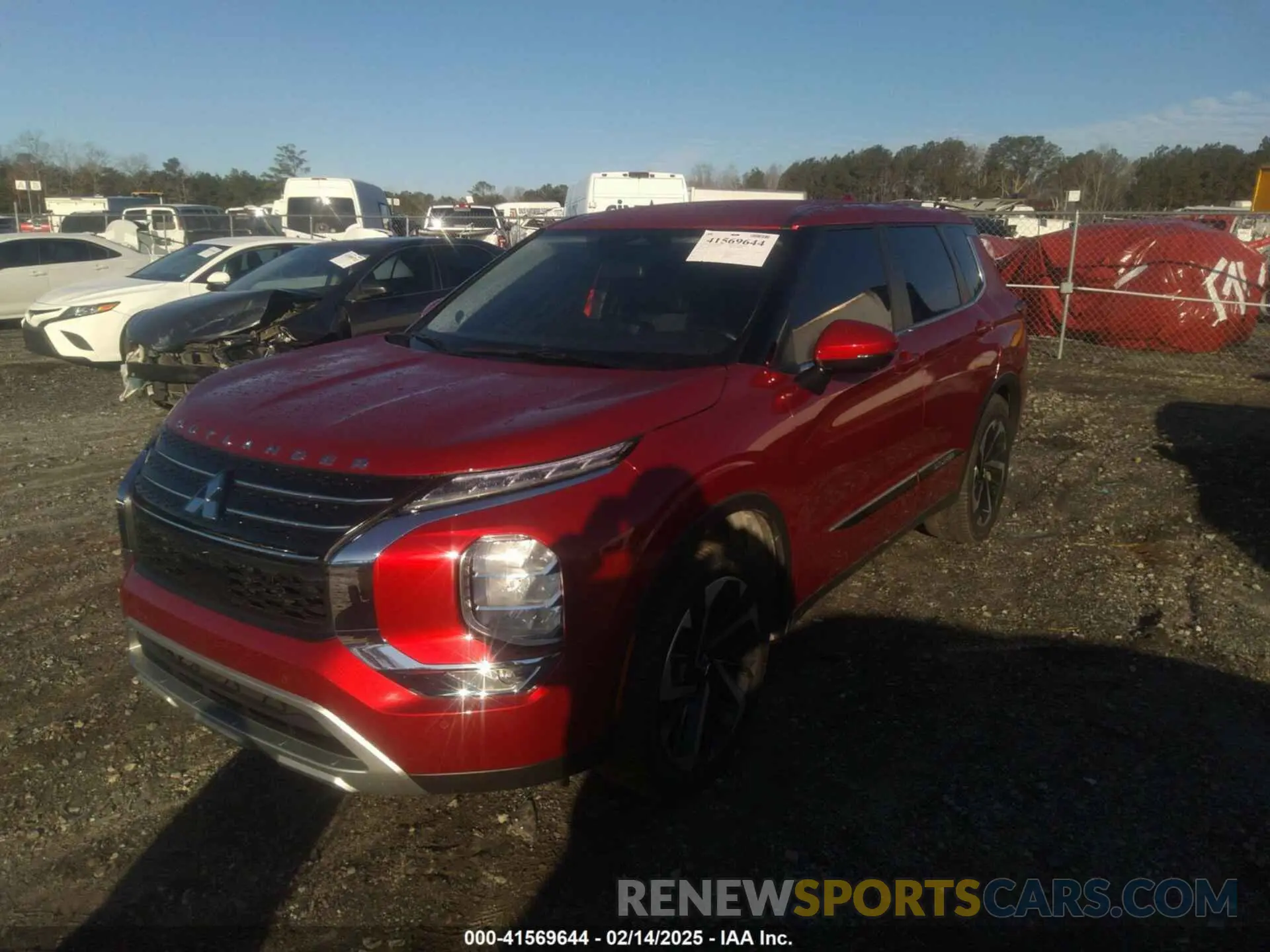 2 fotografías del automóvil dañado JA4J3UA87PZ045430 MITSUBISHI OUTLANDER 2023