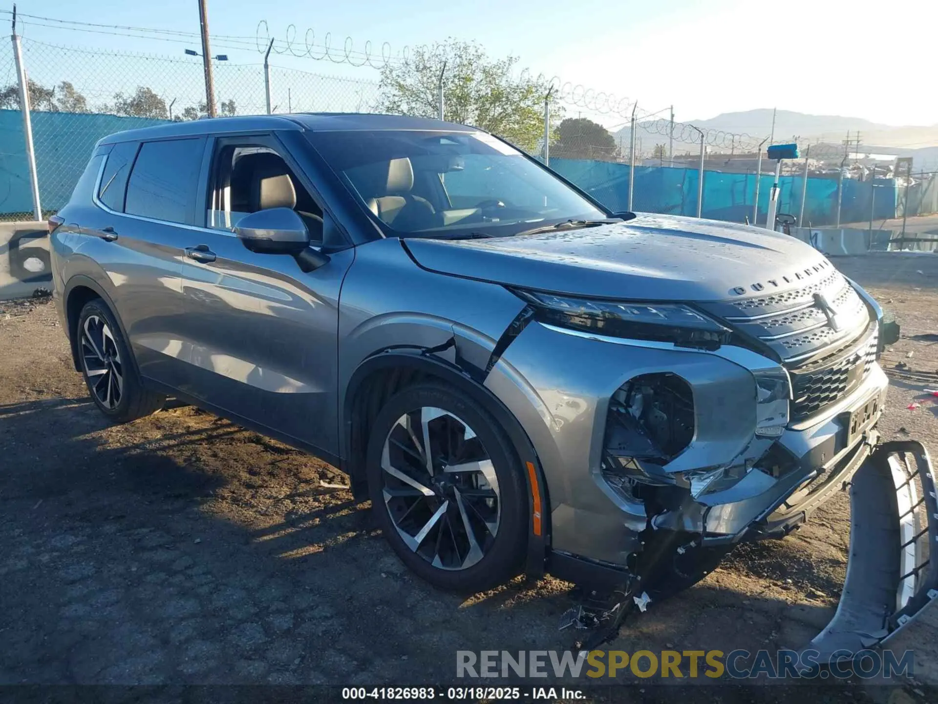 1 fotografías del automóvil dañado JA4J3UA87PZ050286 MITSUBISHI OUTLANDER 2023