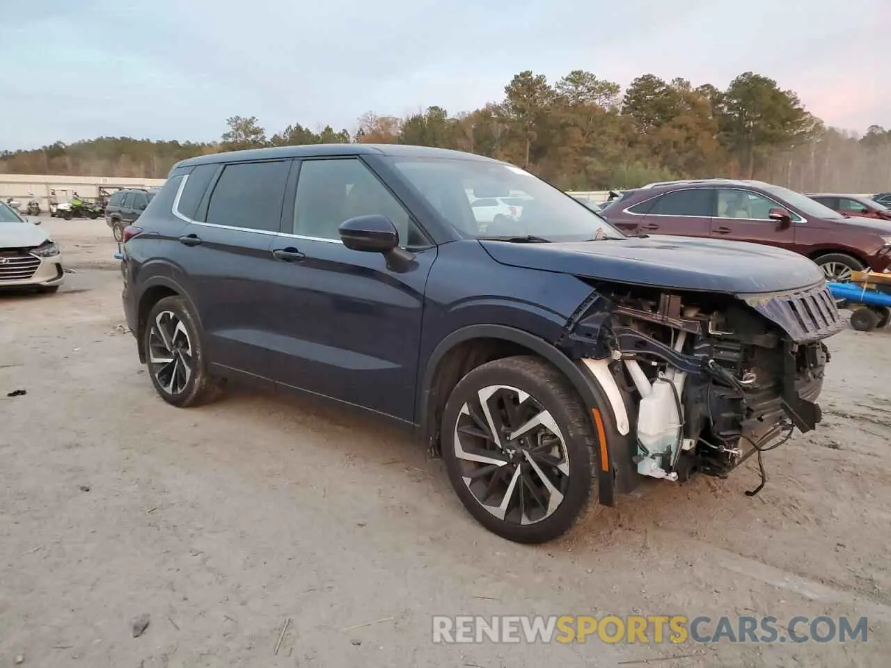 4 fotografías del automóvil dañado JA4J3UA88PZ022254 MITSUBISHI OUTLANDER 2023