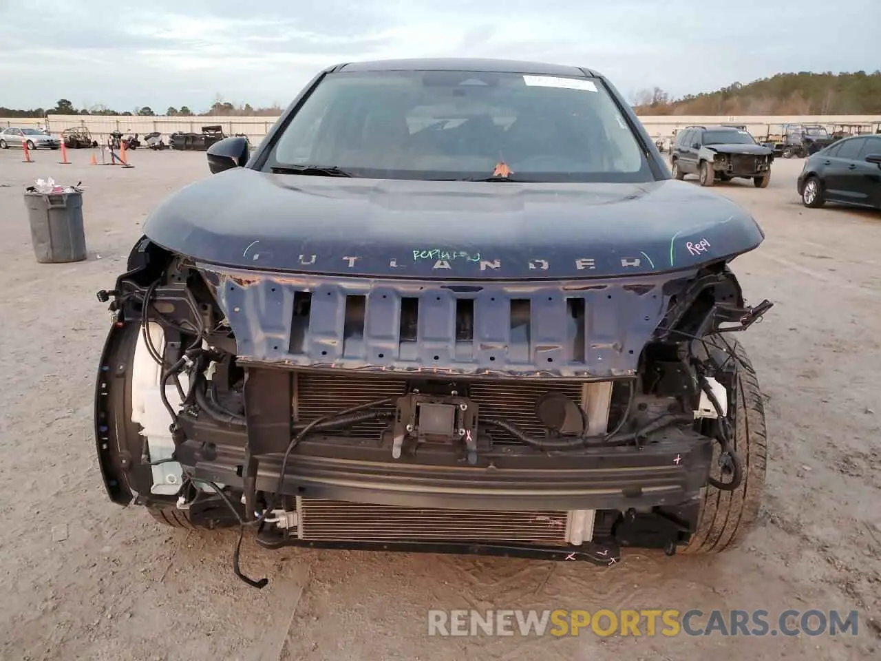 5 fotografías del automóvil dañado JA4J3UA88PZ022254 MITSUBISHI OUTLANDER 2023