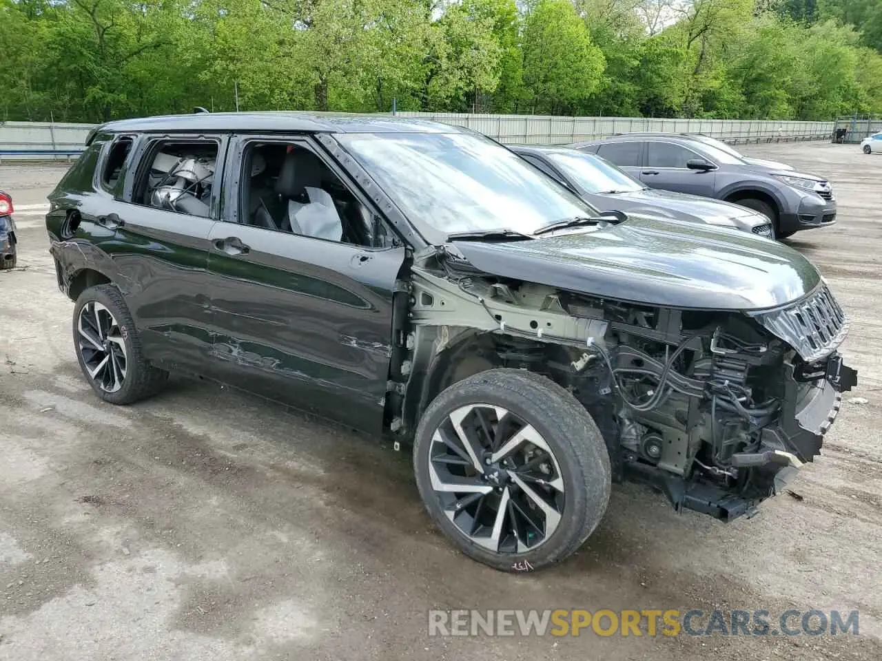 4 fotografías del automóvil dañado JA4J4UA87PZ011064 MITSUBISHI OUTLANDER 2023