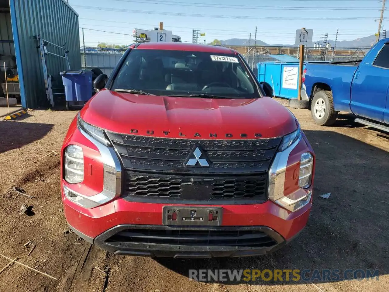 5 fotografías del automóvil dañado JA4J4UA87PZ029600 MITSUBISHI OUTLANDER 2023