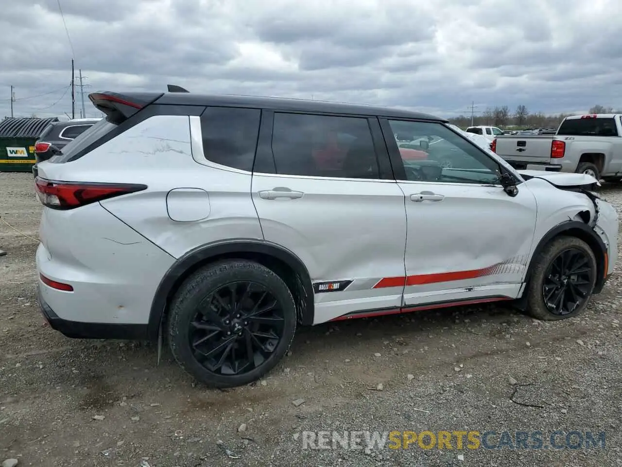 3 fotografías del automóvil dañado JA4J4UA88PZ032845 MITSUBISHI OUTLANDER 2023