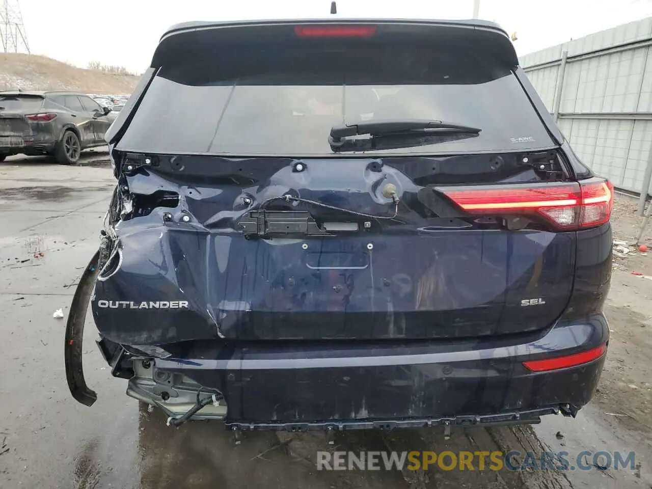 6 fotografías del automóvil dañado JA4J4VA80PZ021568 MITSUBISHI OUTLANDER 2023