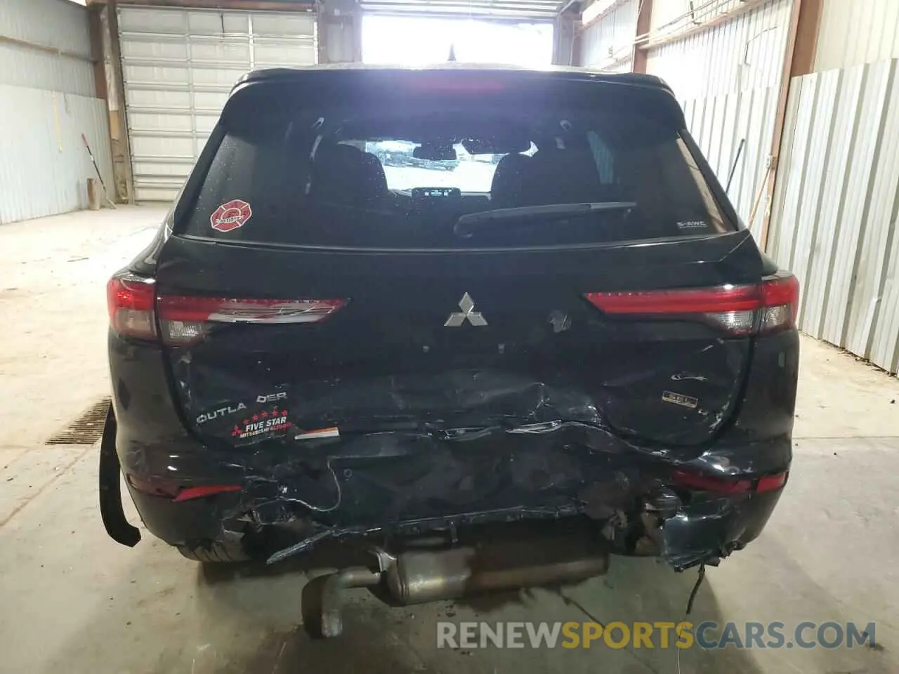 6 fotografías del automóvil dañado JA4J4VA80PZ038953 MITSUBISHI OUTLANDER 2023