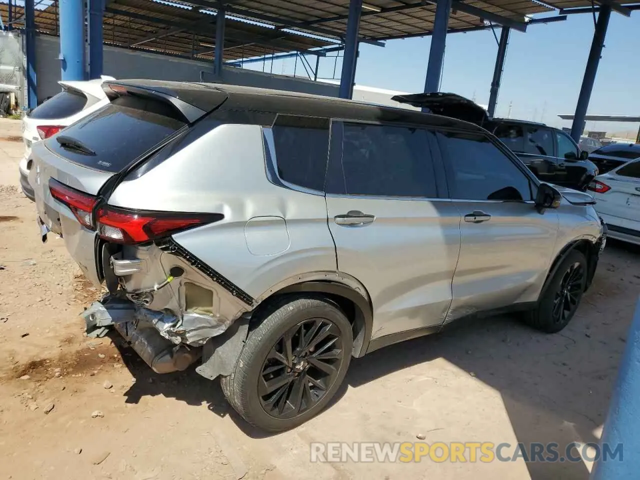 3 fotografías del automóvil dañado JA4J4VA83PZ010273 MITSUBISHI OUTLANDER 2023