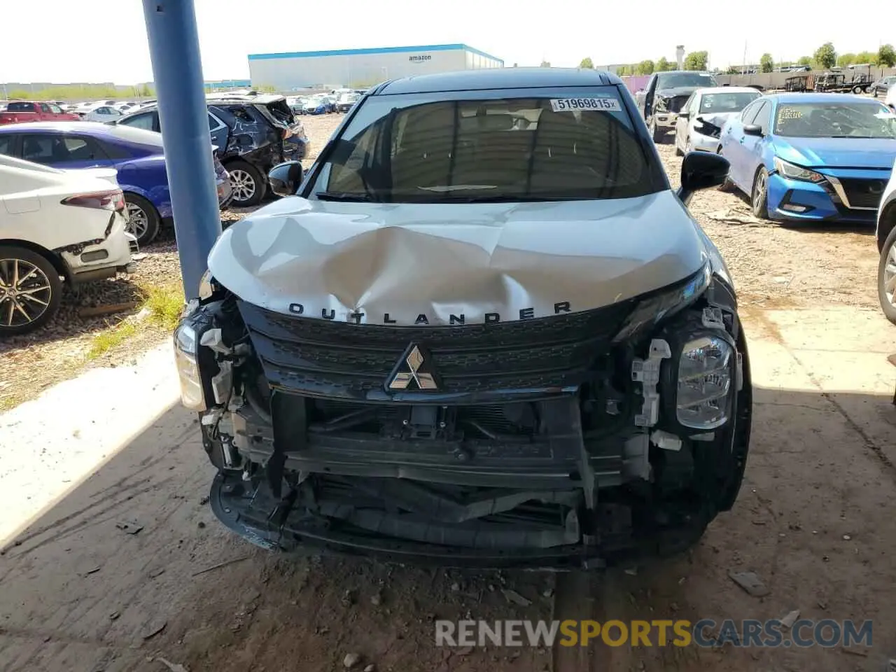 5 fotografías del automóvil dañado JA4J4VA83PZ010273 MITSUBISHI OUTLANDER 2023