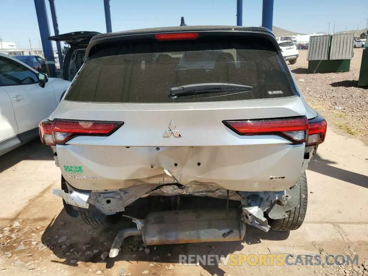 6 fotografías del automóvil dañado JA4J4VA83PZ010273 MITSUBISHI OUTLANDER 2023
