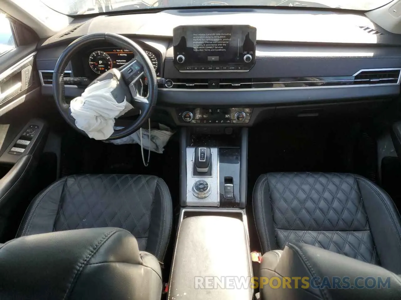 8 fotografías del automóvil dañado JA4J4VA83PZ603437 MITSUBISHI OUTLANDER 2023