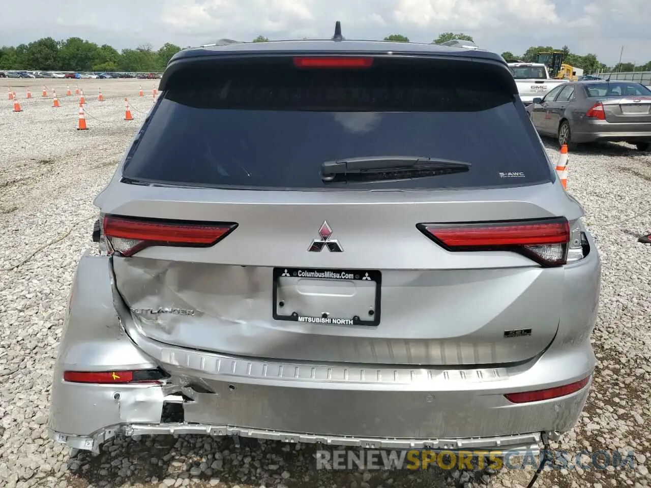 6 fotografías del automóvil dañado JA4J4VA85PZ015362 MITSUBISHI OUTLANDER 2023