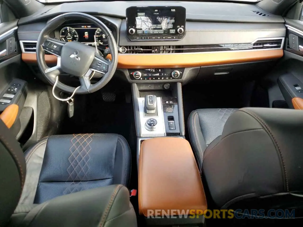 8 fotografías del automóvil dañado JA4T5VA98PZ028315 MITSUBISHI OUTLANDER 2023