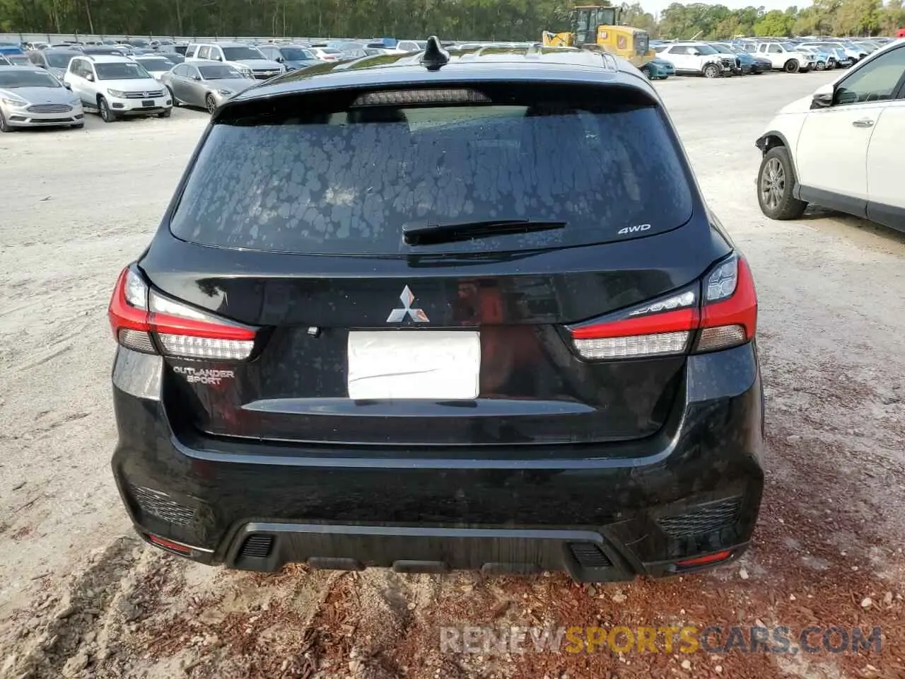 5 fotografías del automóvil dañado JA4ARUAU4RU016186 MITSUBISHI OUTLANDER 2024