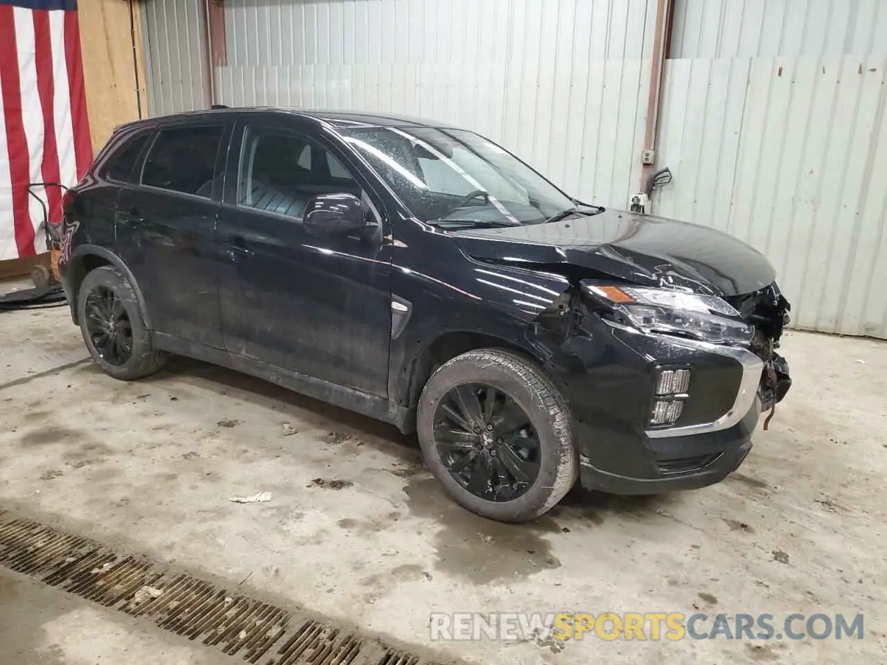 4 fotografías del automóvil dañado JA4ARUAU4RU019637 MITSUBISHI OUTLANDER 2024