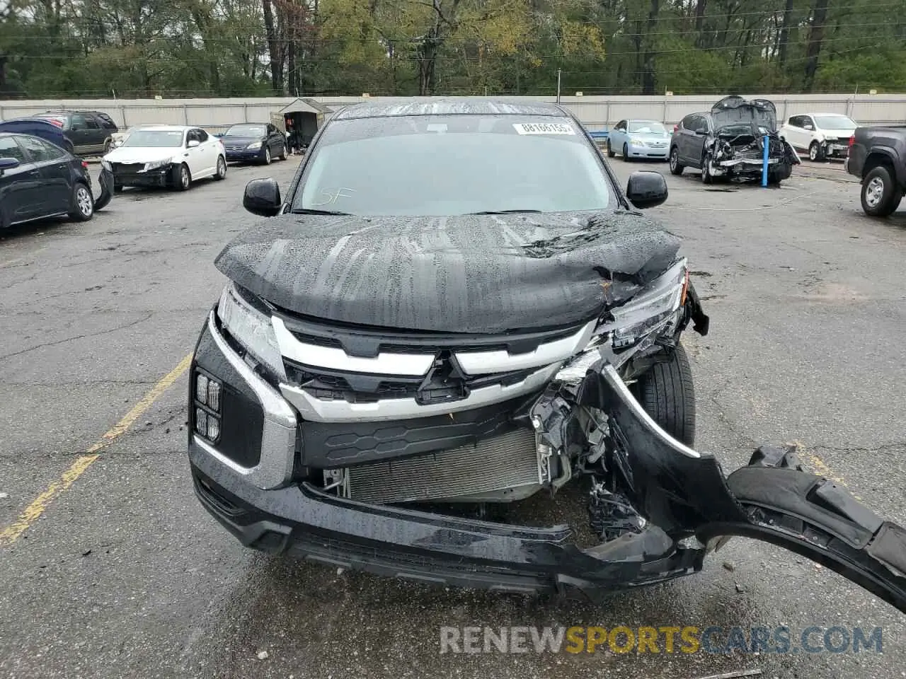 5 fotografías del automóvil dañado JA4ARUAU9RU008150 MITSUBISHI OUTLANDER 2024
