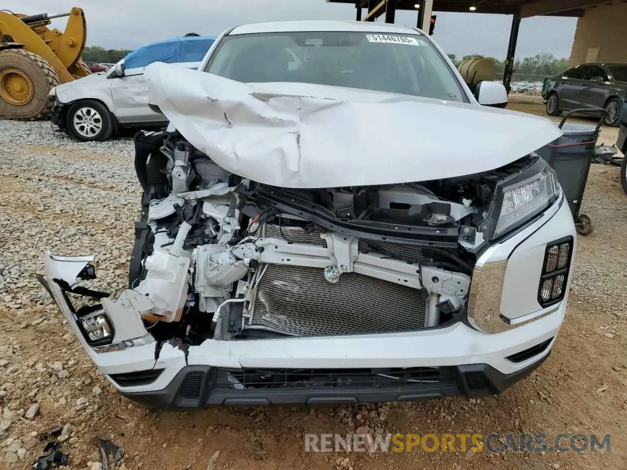 5 fotografías del automóvil dañado JA4ARUAU9RU017365 MITSUBISHI OUTLANDER 2024