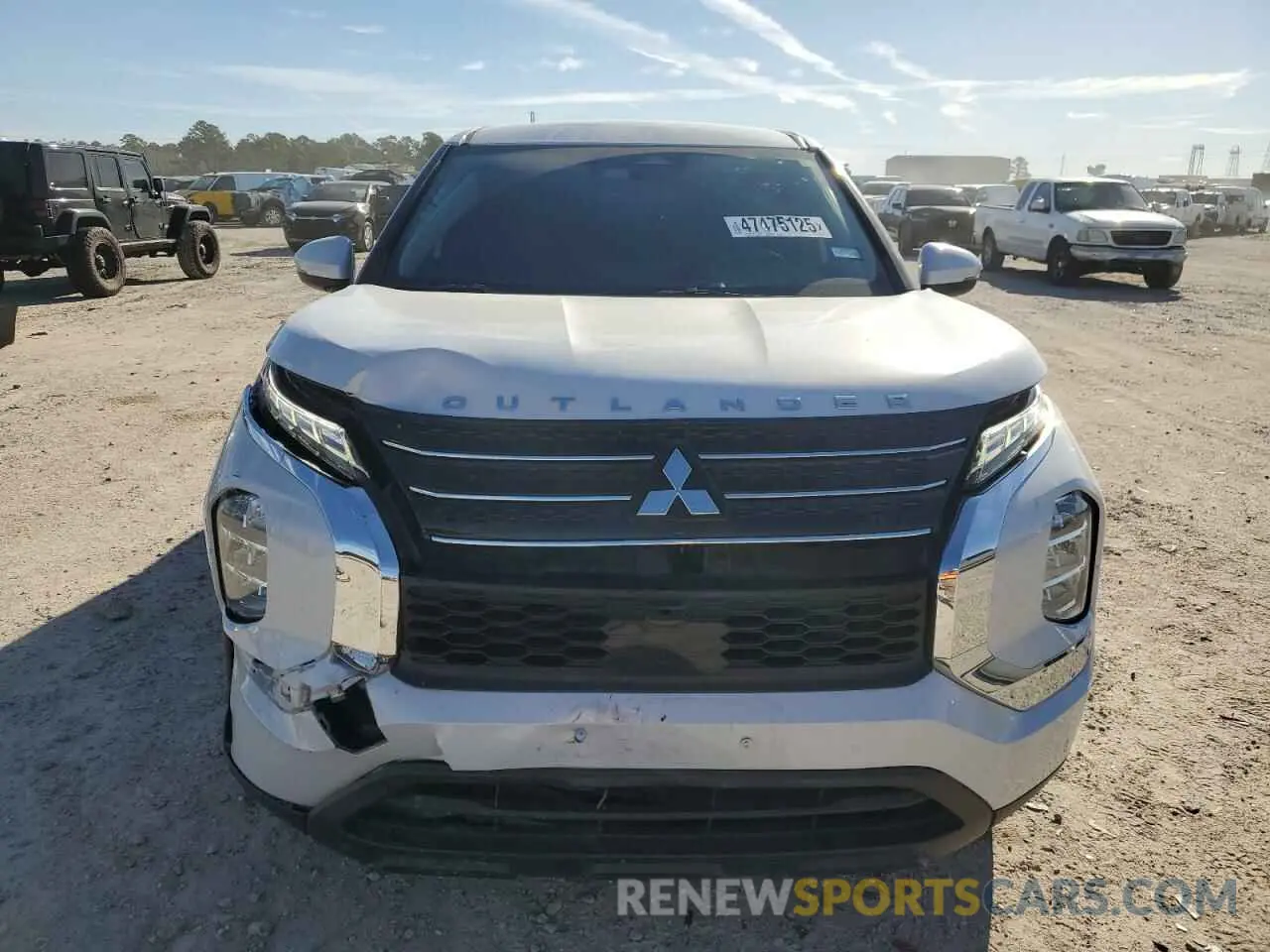 5 fotografías del automóvil dañado JA4J3UA84RZ080459 MITSUBISHI OUTLANDER 2024