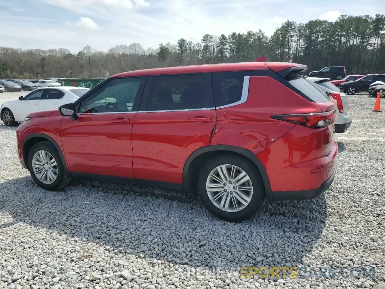 2 fotografías del automóvil dañado JA4J3UA85RZ028659 MITSUBISHI OUTLANDER 2024