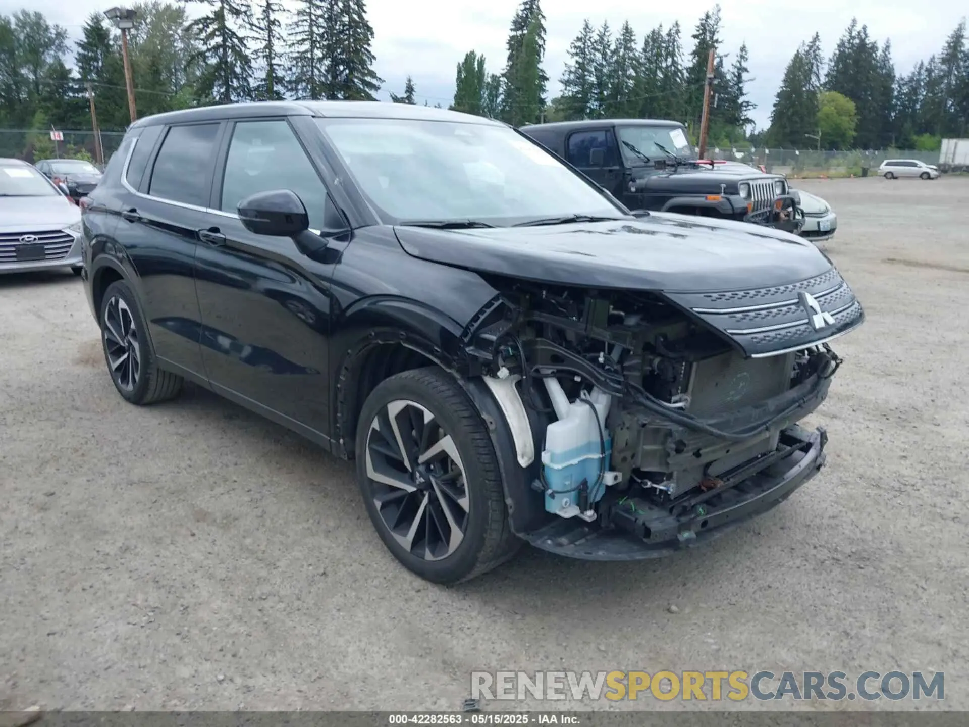 1 fotografías del automóvil dañado JA4J3VA81RZ046615 MITSUBISHI OUTLANDER 2024