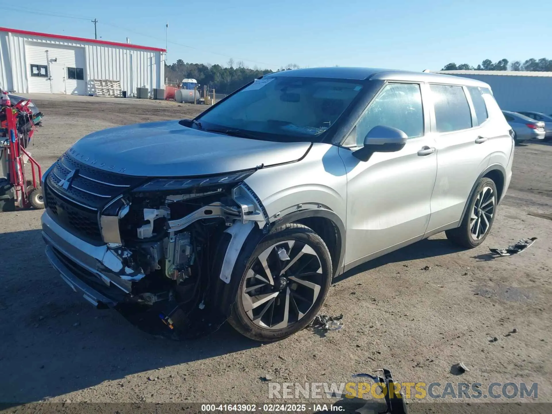 2 fotografías del automóvil dañado JA4J3VA83RZ019559 MITSUBISHI OUTLANDER 2024