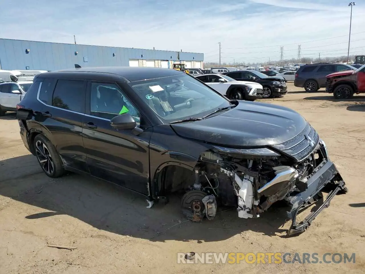 4 fotografías del automóvil dañado JA4J3VA83RZ063948 MITSUBISHI OUTLANDER 2024