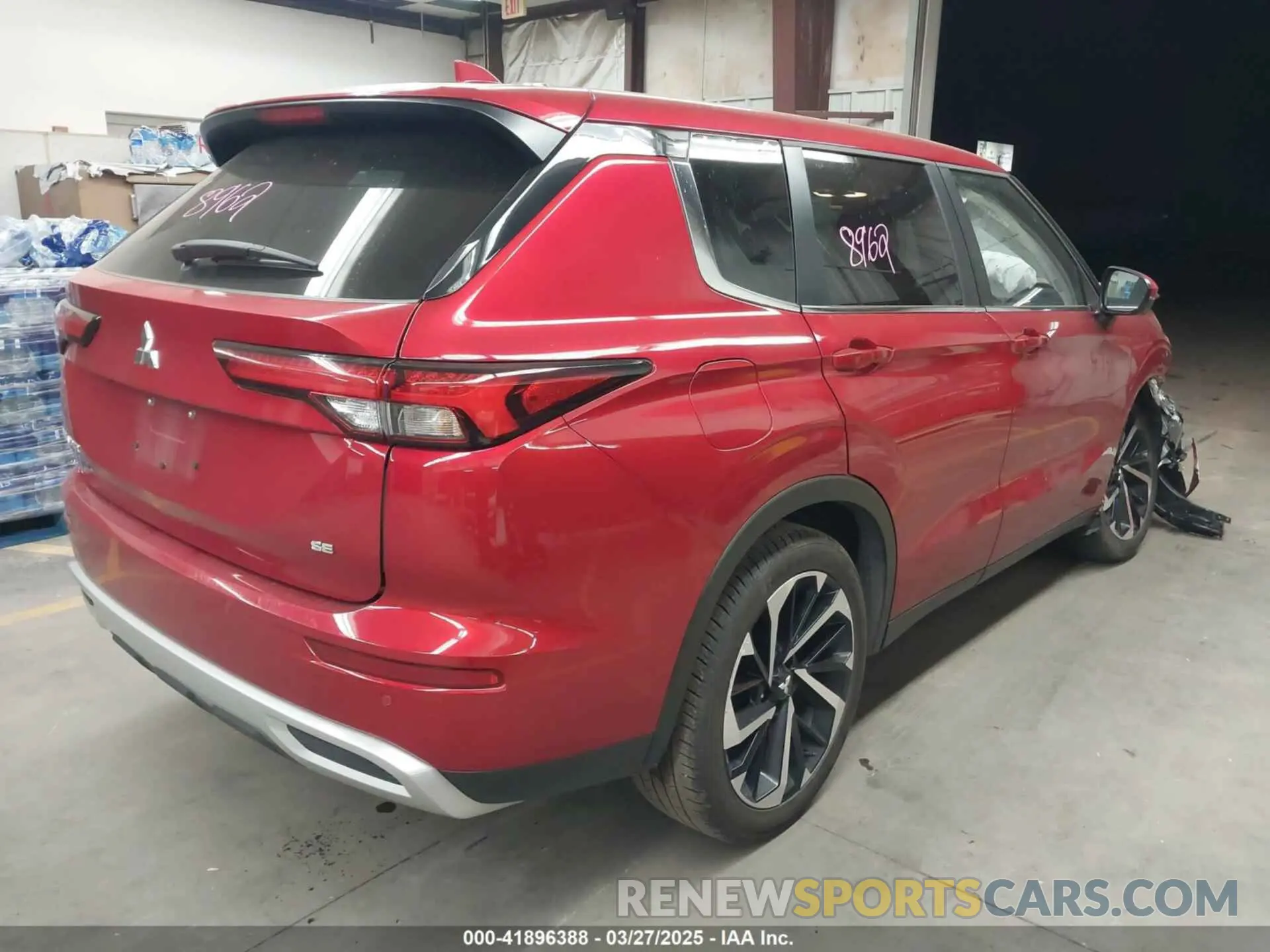 4 fotografías del automóvil dañado JA4J3VA83RZ069927 MITSUBISHI OUTLANDER 2024