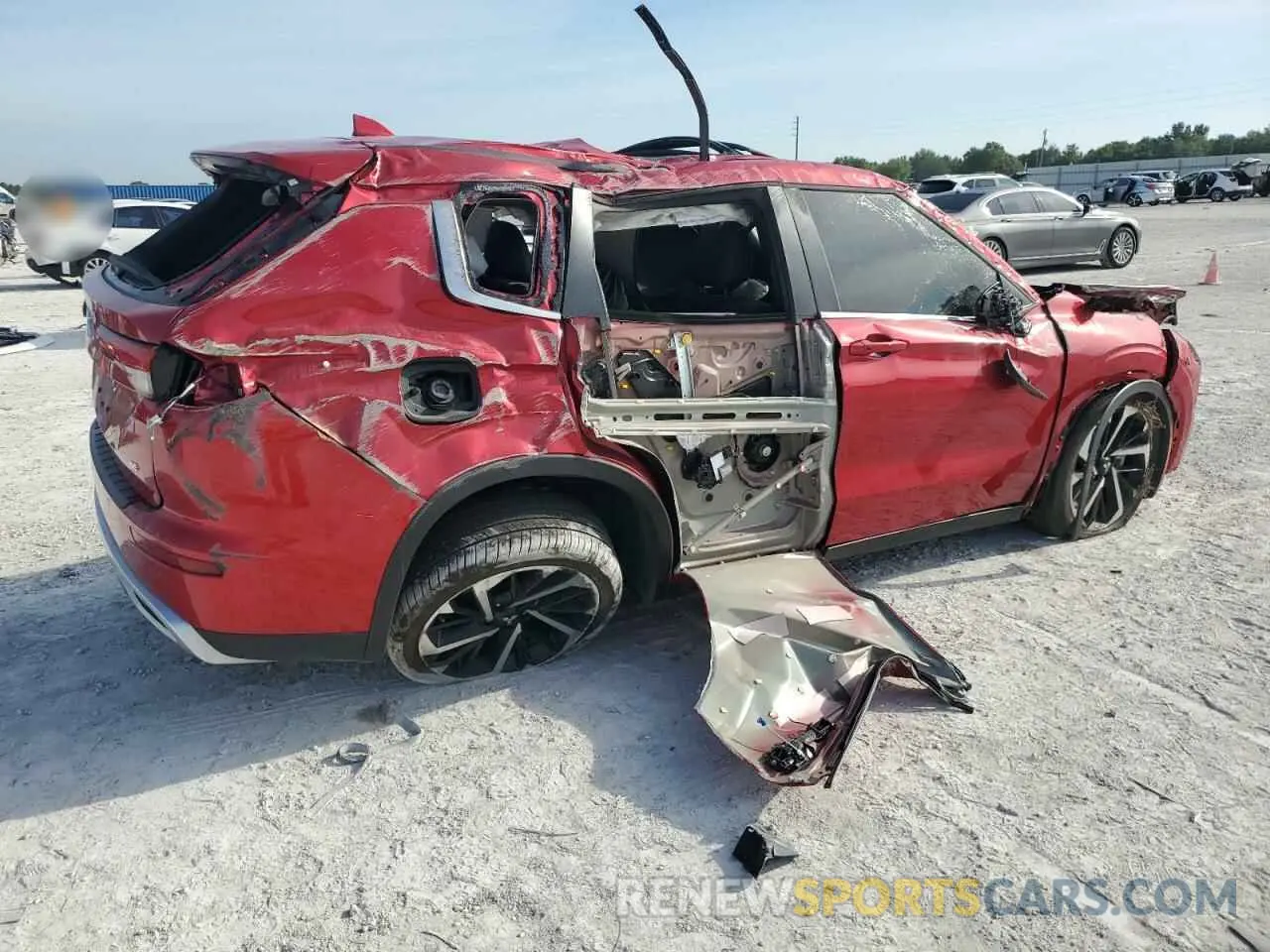 3 fotografías del automóvil dañado JA4J3VA83RZ077512 MITSUBISHI OUTLANDER 2024