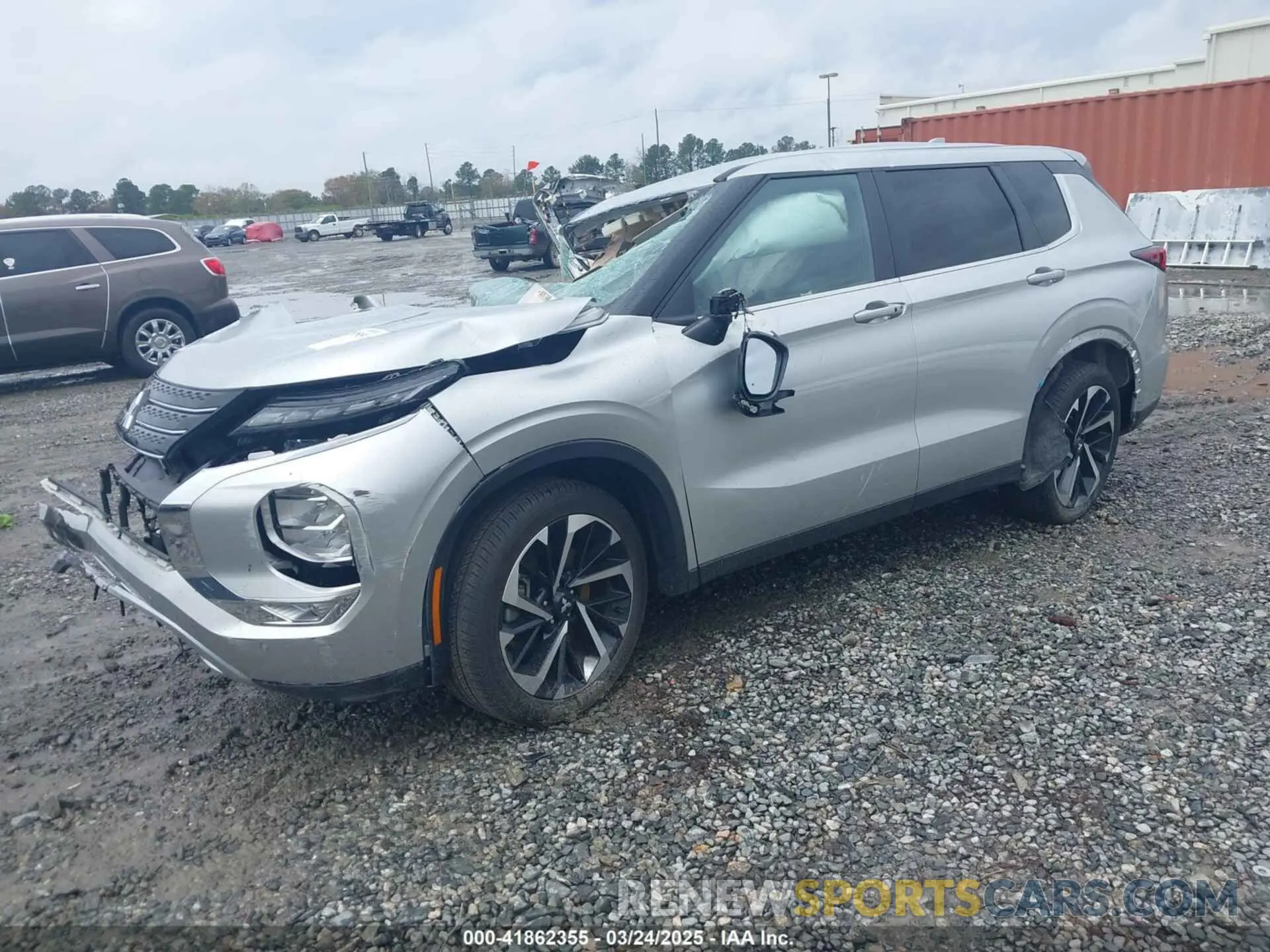 2 fotografías del automóvil dañado JA4J3VA87RZ042066 MITSUBISHI OUTLANDER 2024