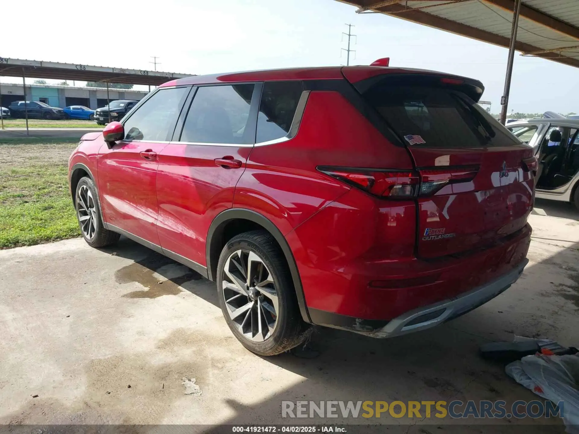 3 fotografías del automóvil dañado JA4J3VA89RZ048600 MITSUBISHI OUTLANDER 2024