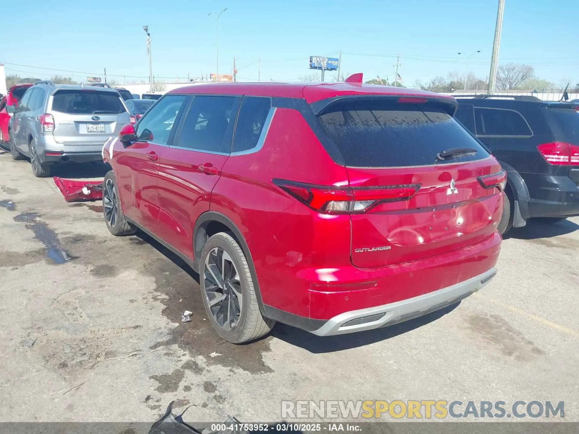 3 fotografías del automóvil dañado JA4J3VA8XRZ081086 MITSUBISHI OUTLANDER 2024