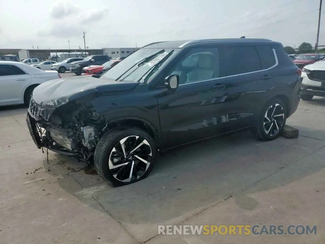 1 fotografías del automóvil dañado JA4J3WA87RZ044535 MITSUBISHI OUTLANDER 2024