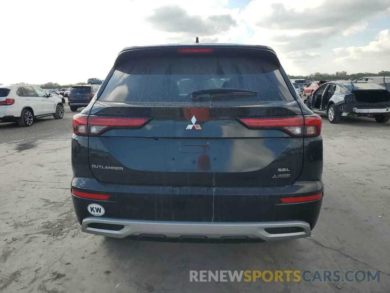 6 fotografías del automóvil dañado JA4J3WA87RZ062355 MITSUBISHI OUTLANDER 2024