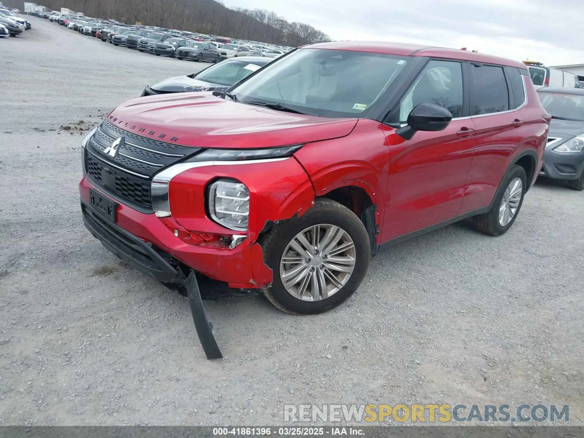 2 fotografías del automóvil dañado JA4J4UA83RZ032609 MITSUBISHI OUTLANDER 2024