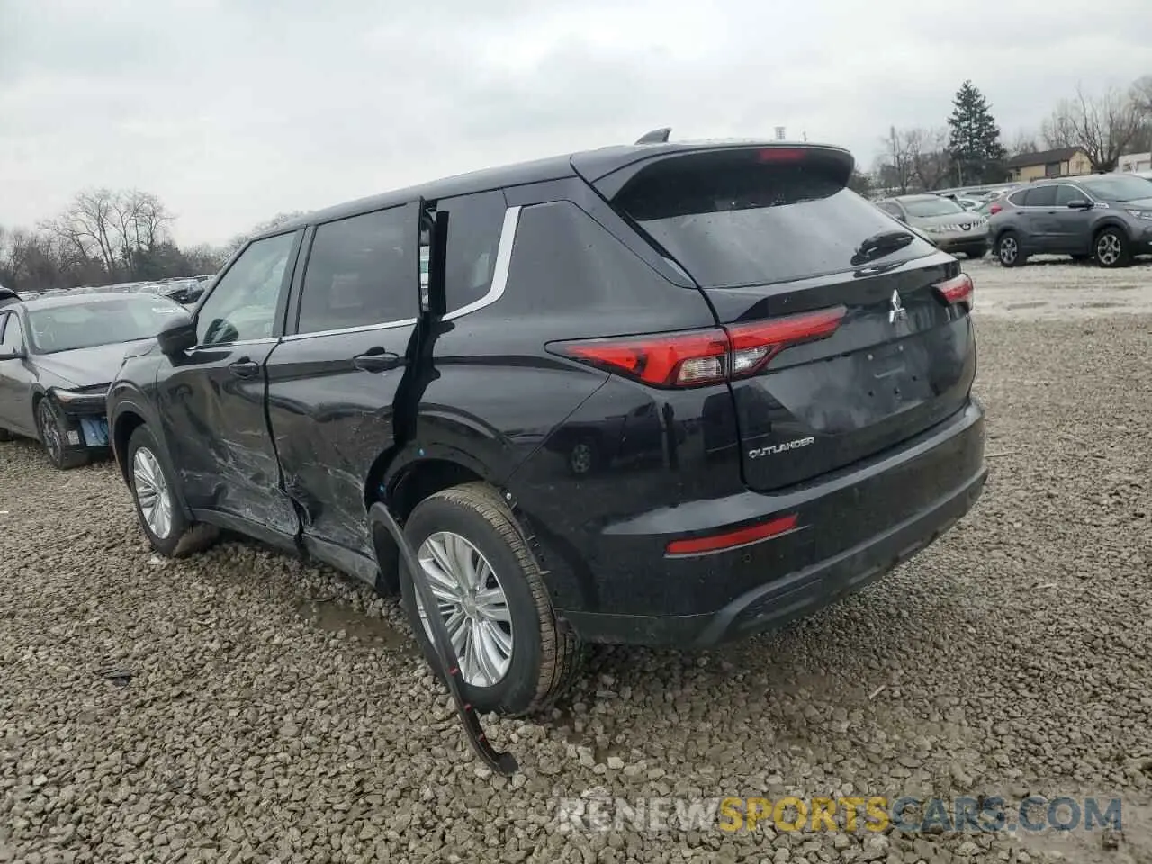 2 fotografías del automóvil dañado JA4J4UA87RZ057027 MITSUBISHI OUTLANDER 2024