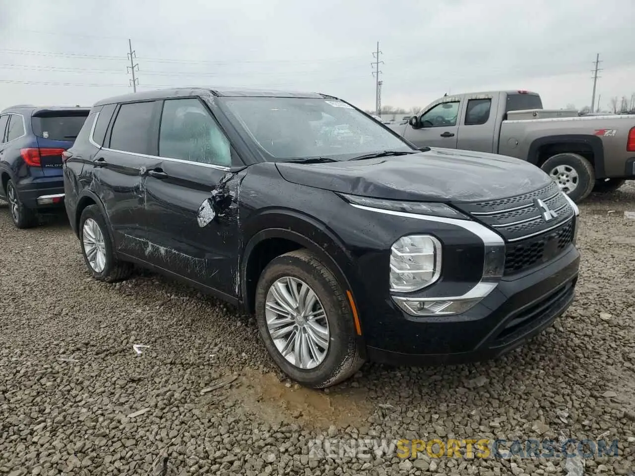 4 fotografías del automóvil dañado JA4J4UA87RZ057027 MITSUBISHI OUTLANDER 2024