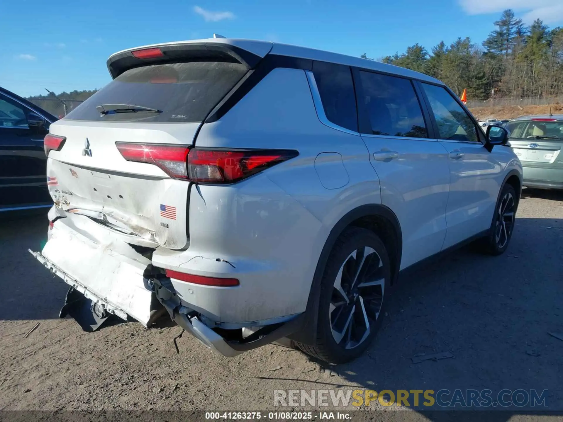 4 fotografías del automóvil dañado JA4J4VA81RZ009531 MITSUBISHI OUTLANDER 2024