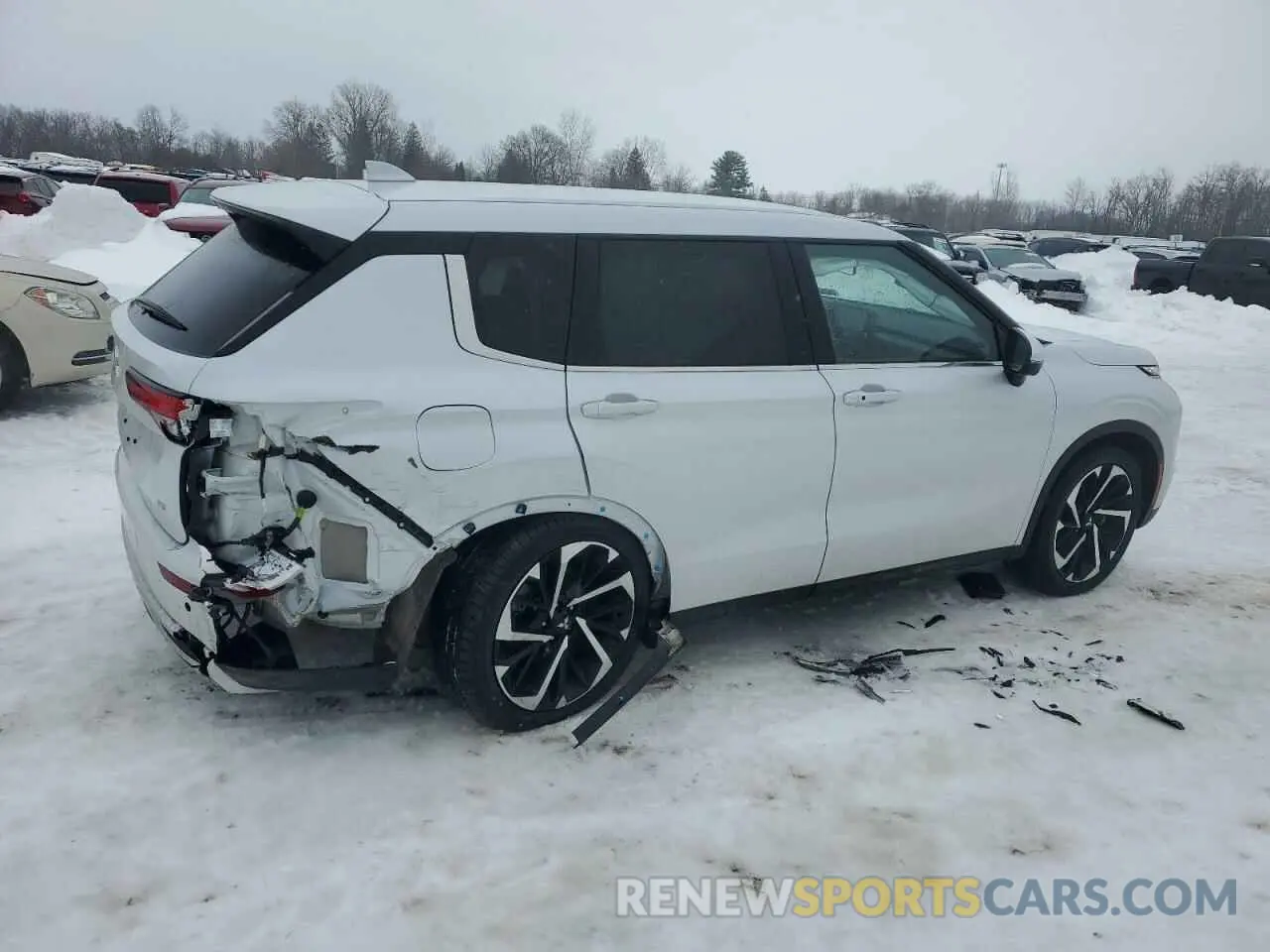 3 fotografías del automóvil dañado JA4J4VA83RZ045222 MITSUBISHI OUTLANDER 2024