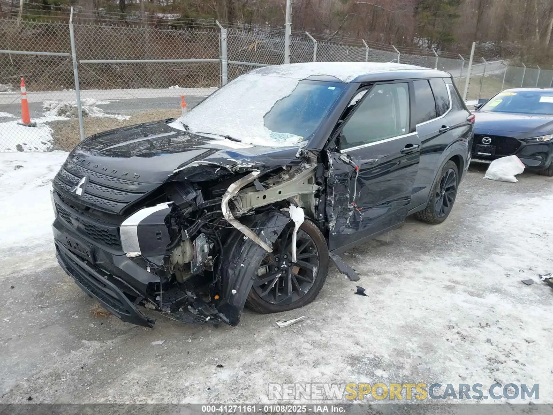 2 fotografías del automóvil dañado JA4J4VA84RZ030390 MITSUBISHI OUTLANDER 2024