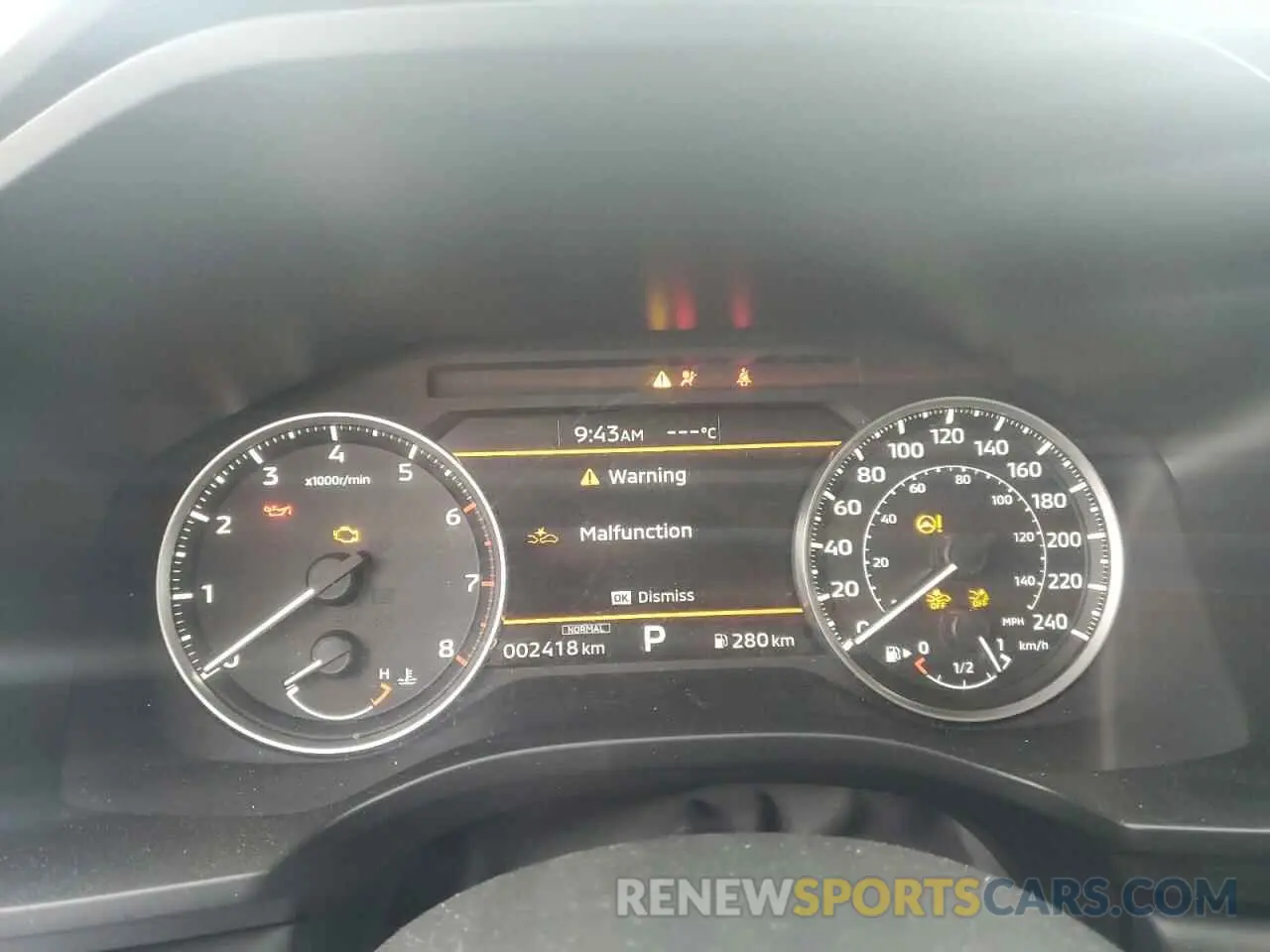 9 fotografías del automóvil dañado JA4J4VA84RZ627488 MITSUBISHI OUTLANDER 2024