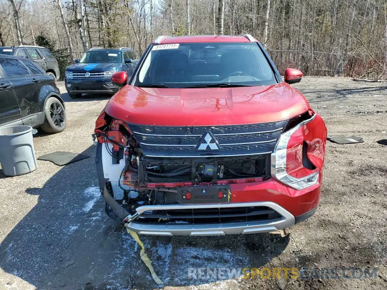 6 fotografías del automóvil dañado JA4J4VA85RZ631498 MITSUBISHI OUTLANDER 2024